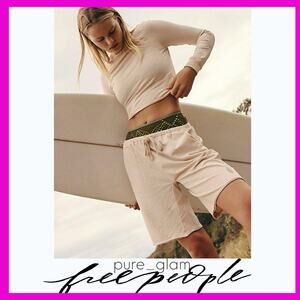 Free People matching set shorts and top